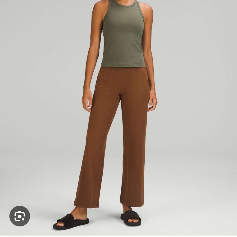 lululemon Align™ HR Wide-Leg Pant - roasted brown, size 4